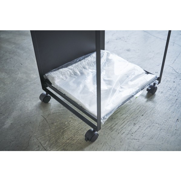 1823 DIY・工具・ガーデン 目隠し分別ダストワゴン タワー 3分別 ホワイト