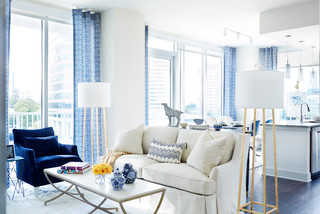 青色のカーテンで集中力アップ！ ブルーを使ってお部屋をおしゃれに仕上げる秘訣は？ – WARDROBE sangetsu