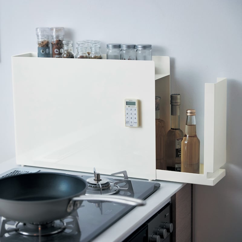 dショッピング ステンレス頑丈コンロ奥シェルフ 幅90cm コンロ周り収納 キッチン用品収納 H82332カテゴリ：キッチン収納・食品棚の販売できる商品ディノス0311296500512 ドコモの通販サイト