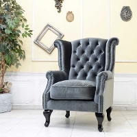 USAアメリカトーマスビル社製☆ウイングバックチェア猫脚☆大塚家具取り扱いメーカー :中古家具・ＵＳＥＤ・ヴィンテージ・アンティーク家具 インテリア千葉県 「DREAM-MAKER」 ℡090-9957-2786