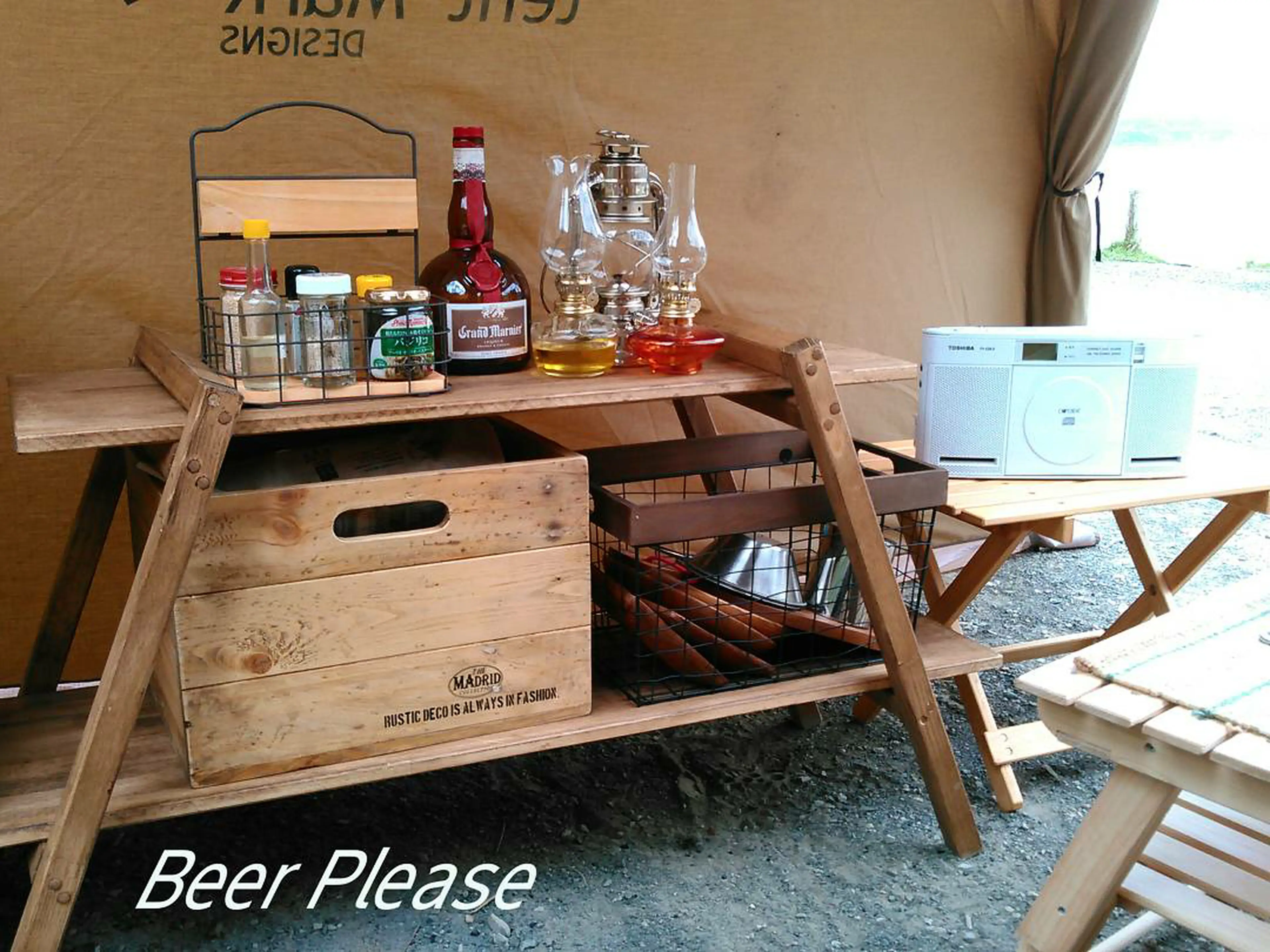 キャンプテーブル 自作DIY脳内設計図