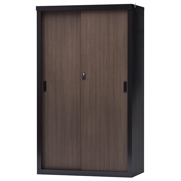 光沢木目が美しい引き戸式カウンター下収納 収納庫幅150cm 通販 - ディノス