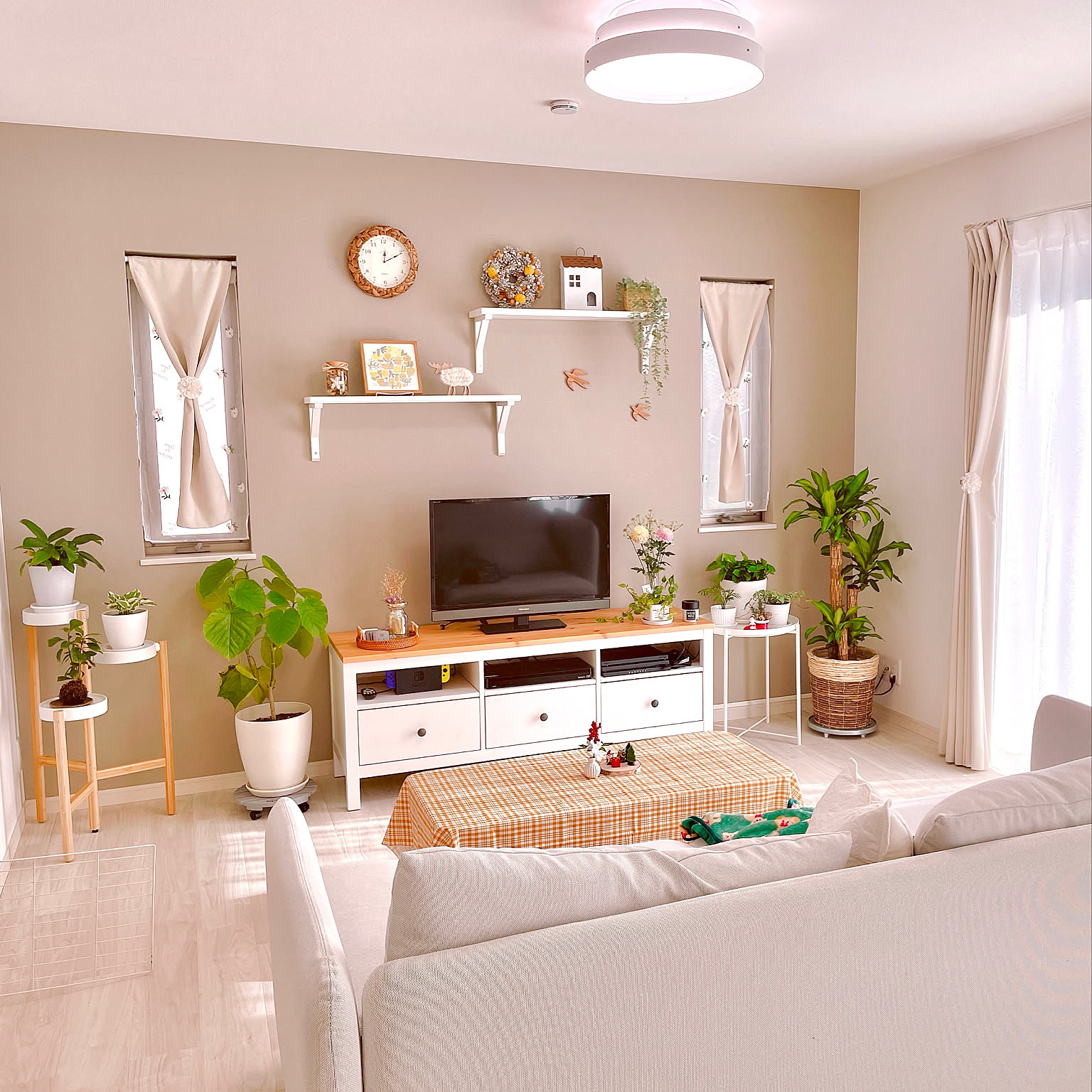 床が白いフローリングのお部屋のおしゃれなインテリア実例集79選songdream Blog