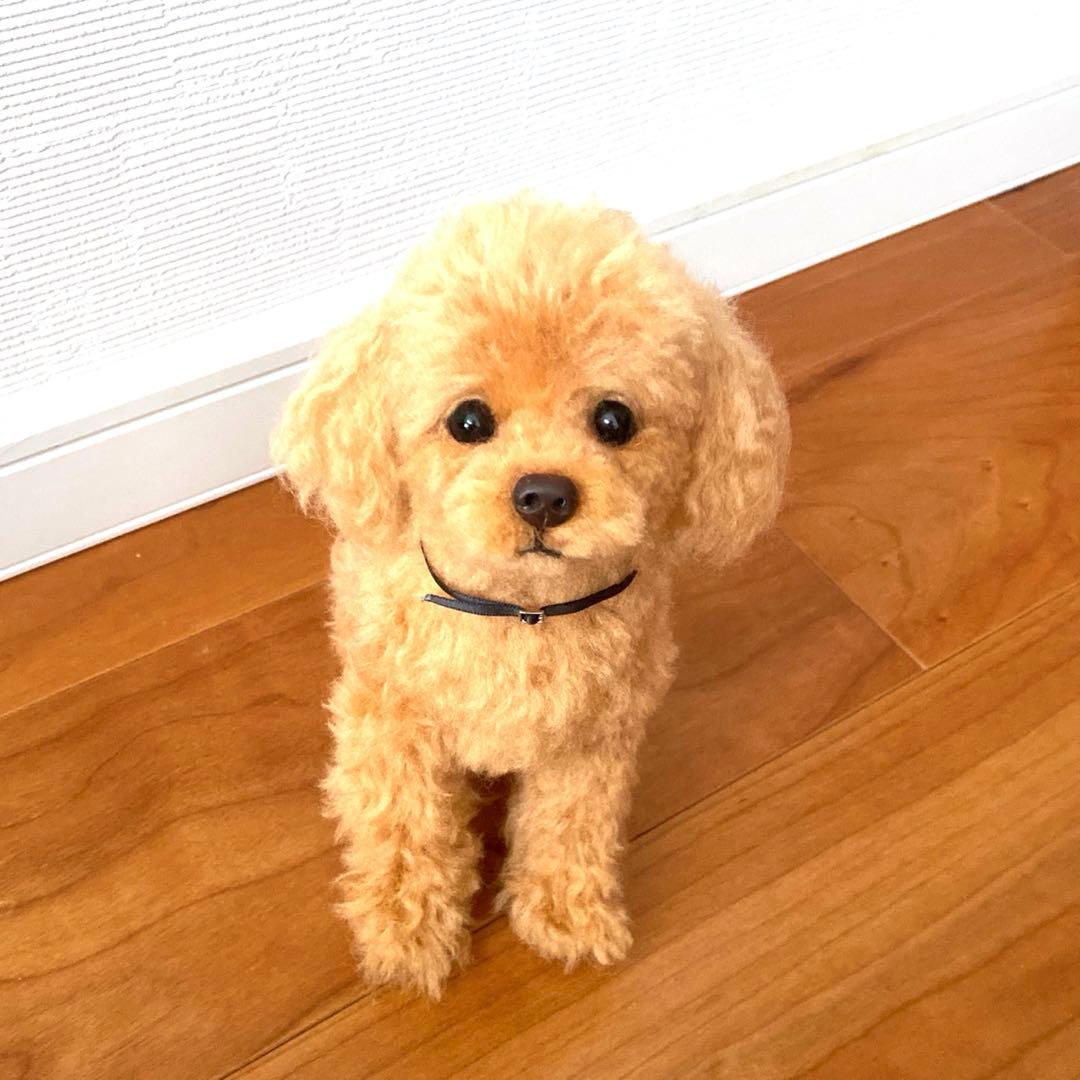 羊毛フェルト トイプードル - LAMOCO'S GALLERYminne byGMOペパボ 国内最大級のハンドメイド・手作り通販サイト