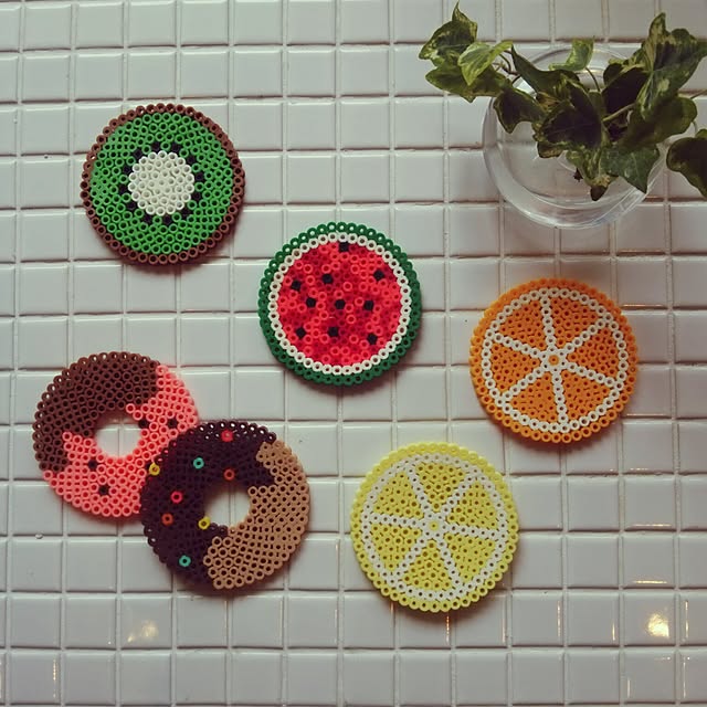 アイロンビーズ インテリア&コースタ