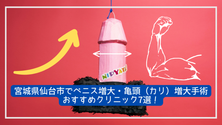 宮城県仙台市でペニス増大・亀頭（カリ）増大手術おすすめクリニック7選！ | 東京都渋谷区のFIRE MENS