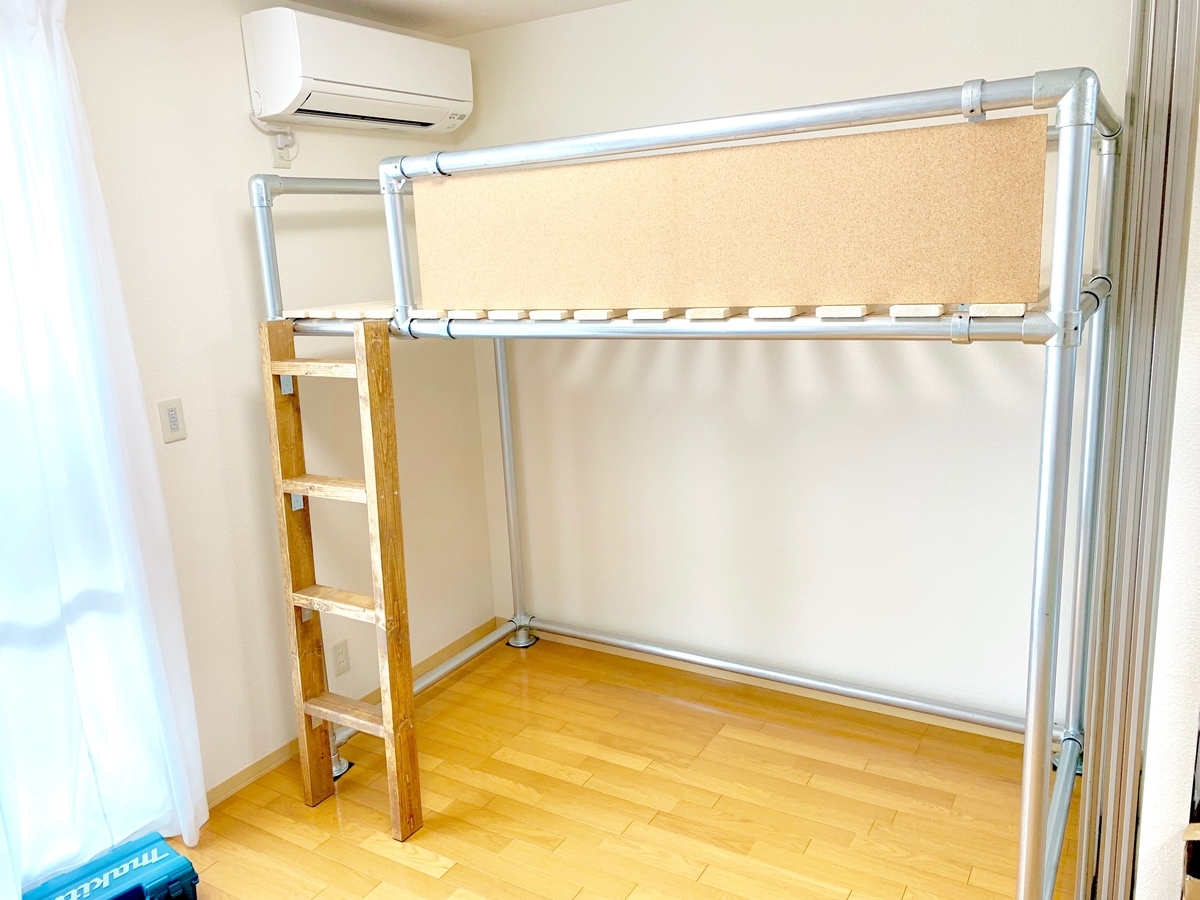 DIY ド素人が2×4材で娘の為にロフトベッドを作ったよ！ 賃貸在住