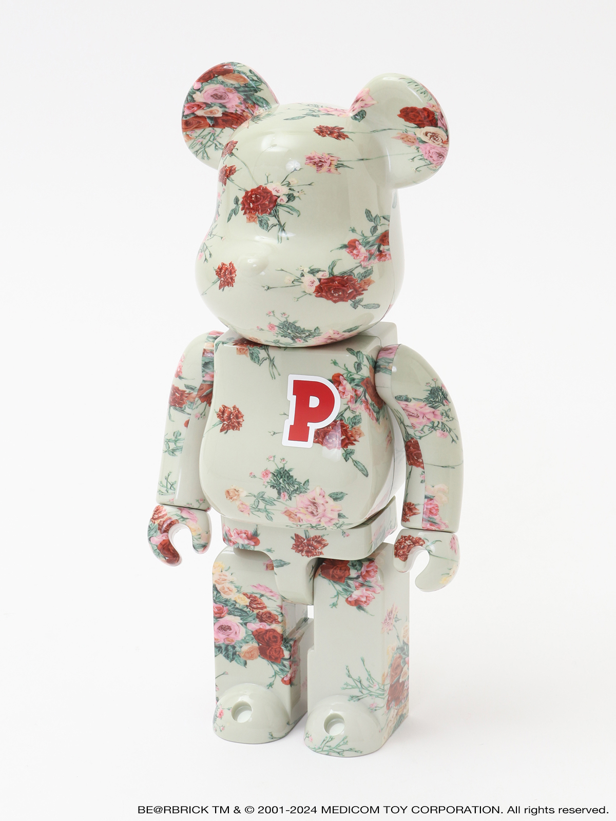 BE@RBRICK ベアブリック ×カウズ KAWS KARIMOKU カリモク OriginaFake 400% フィギュア 置物 中古 インテリアWOOD