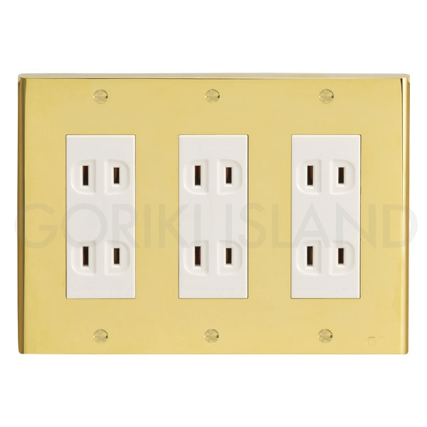 楽天市場再入荷 スイッチ スイッチプレート おしゃれ コンセント カバー アンティーク ヴィンテージ 2口型 DIY ギフト 誕生日 プレゼント: アンティカアウトレット