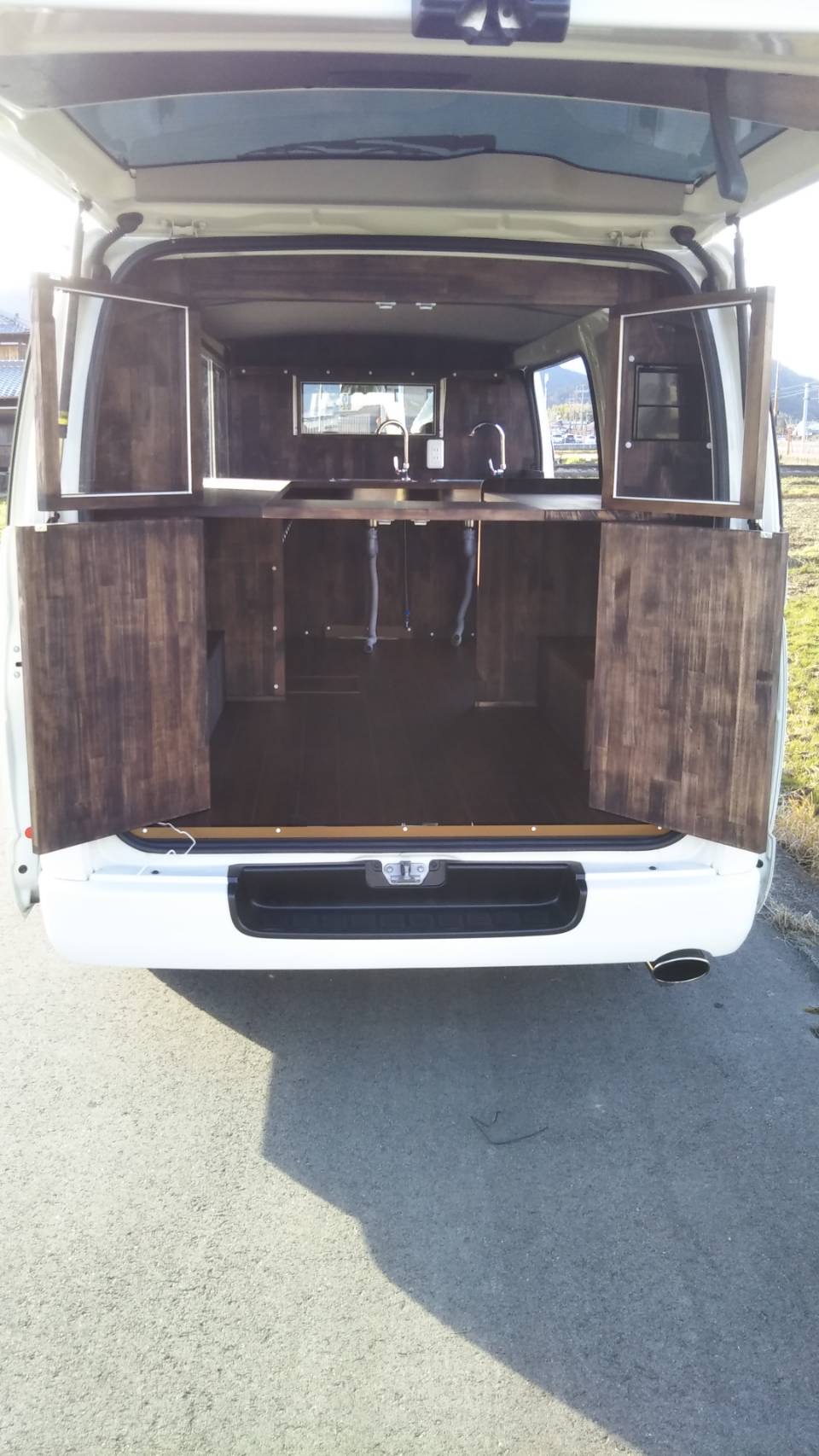 トヨタ ハイエースバン キッチンカー 移動販売車 フードトラックの中古車グーネット中古車