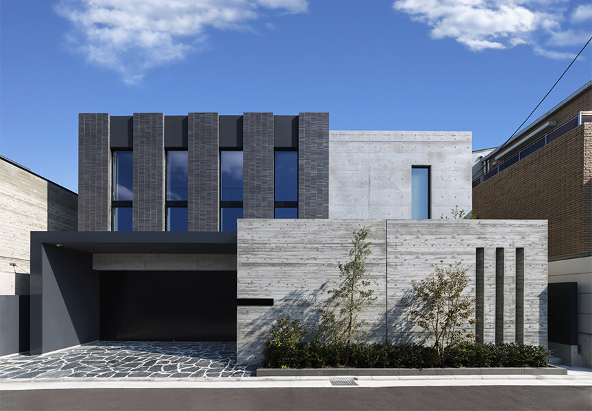 モダンな家の外観デザイン