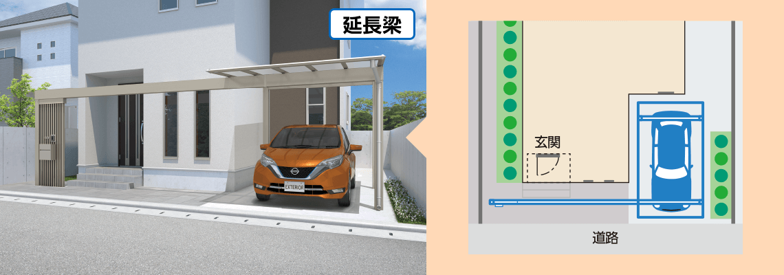 三重県津市 H様邸 リクシル LIXILカーポートSC ワイド 外構 おしゃれエクステリア大阪・三重・愛知・滋賀のカーポート・目隠しフェンス・物置格安工事エクステリア.com