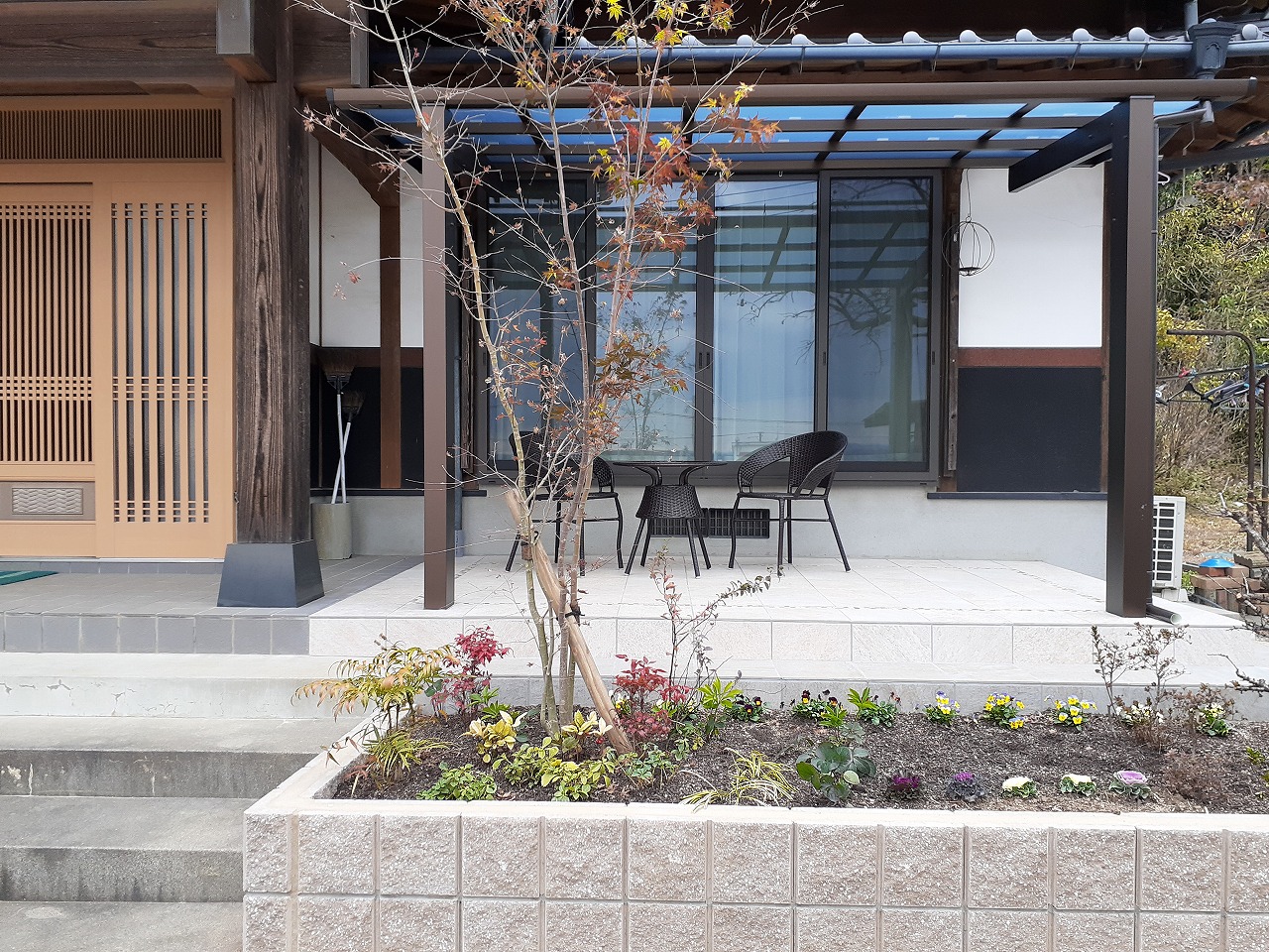 全国配送』 YKK エフルージュ FIRST 大型テラス 独立タイプ 54×39 ポリカーボネート屋根 高