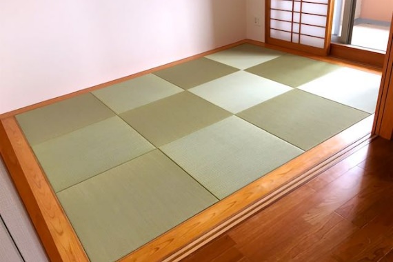 縁有り畳がかっこいい和室