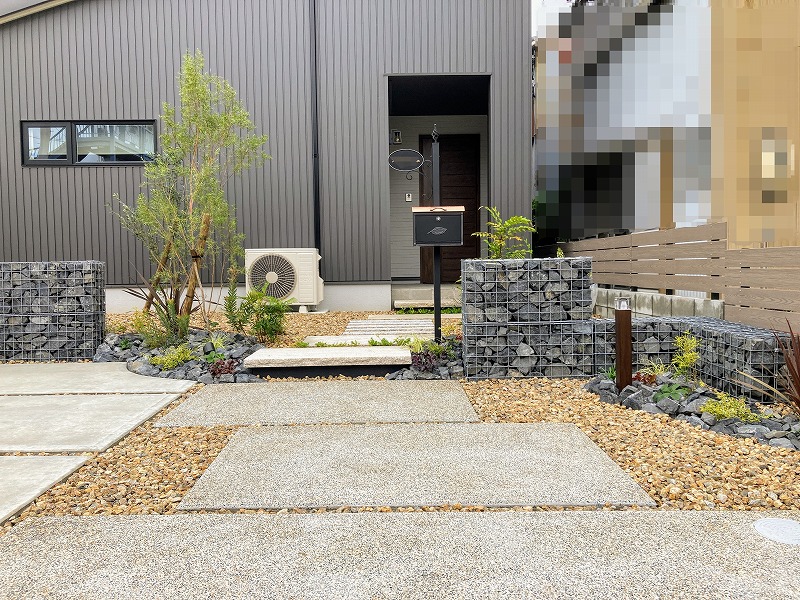 US邸 駐車場のコンクリート打設群馬の外構・庭づくり専門店安心価格でローコスト施工 ガーデンデザインaoki