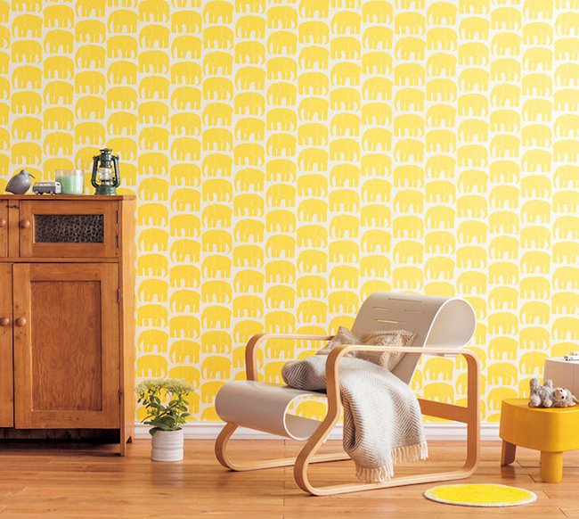 楽天市場 壁紙 クロス 黄色の通販