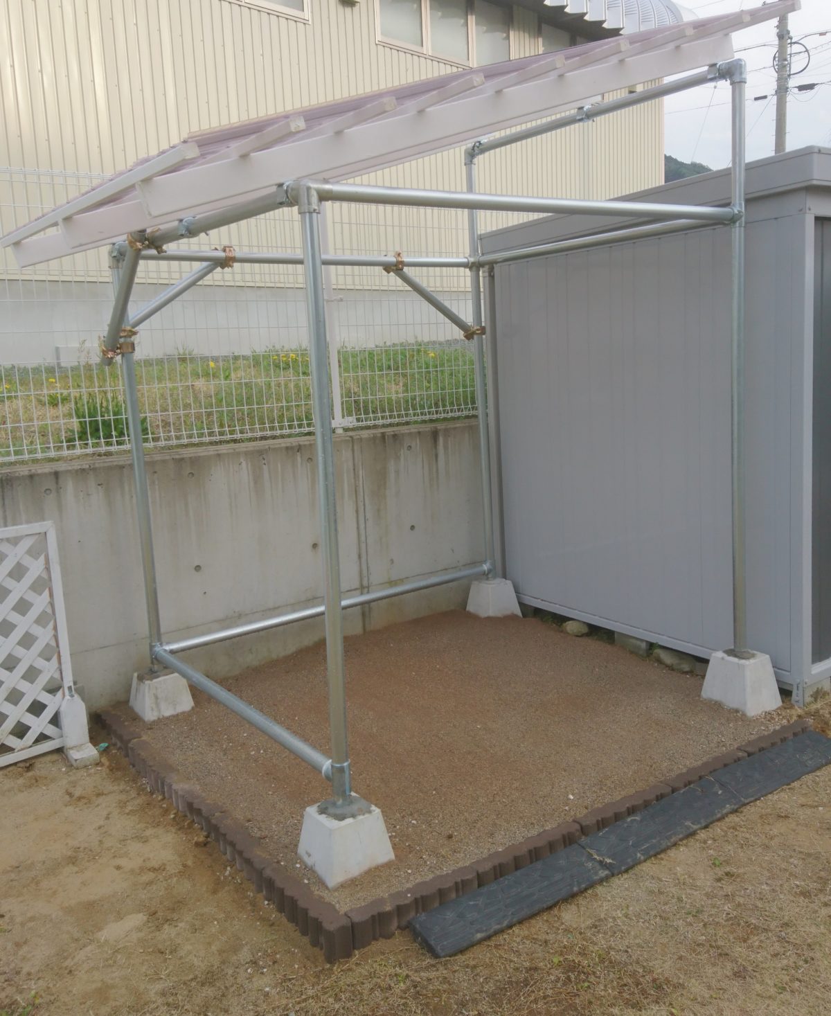 自転車置き場DIY サイクルポートDIYのインテリア・手作りの実例RoomClip ルームクリップ