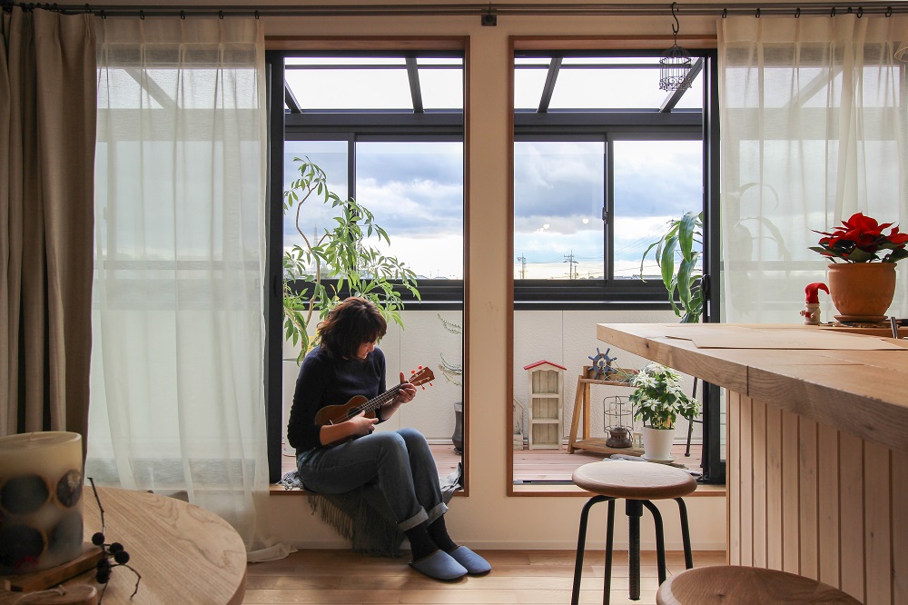 インナーテラスのある家 slice houseHAS エイチエーエス 建築家とつくる家