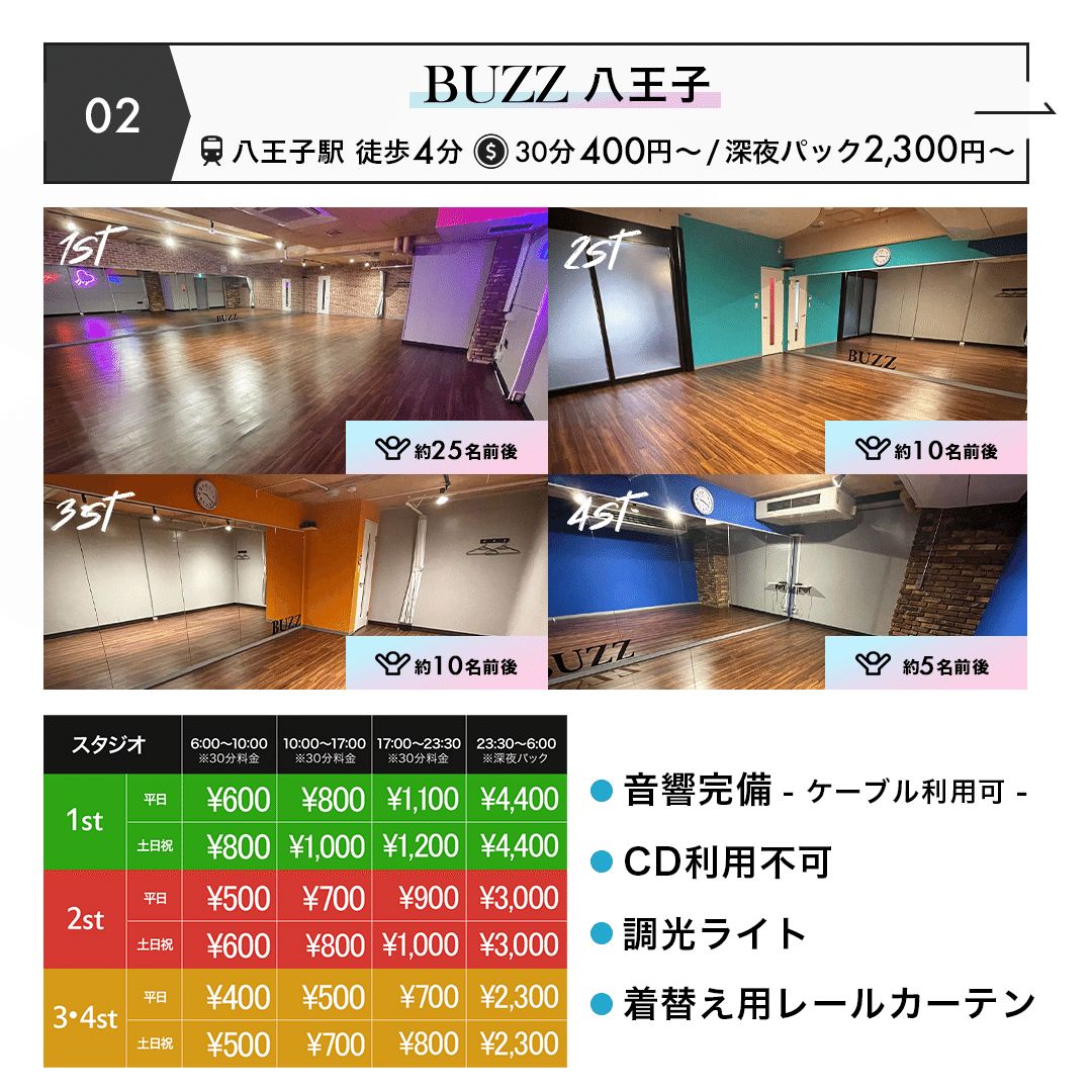 Aスタジオ | BUZZ国分寺