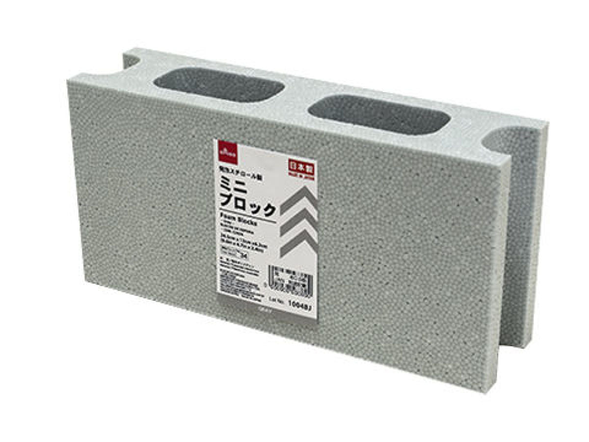 ダイソー 発泡スチロール製 ミニブロック Foam Blocks4個 インテリアDIY 緩衝材 クッション材