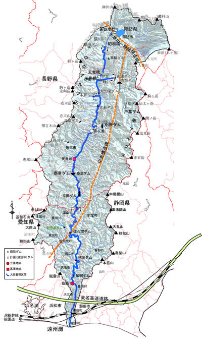 天竜川下流部水難事故防止サイト:::天竜川マップ