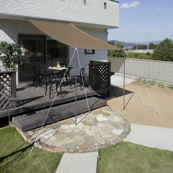 日よけ シェード 取り付け 金具 サンシェード 取付金具 サッシ用 オールステンレス すだれ掛け 2個入り C-F-1 : DIY インテリア友安製作所 ヤフー店 - 通販 - Yahoo!ショッピング