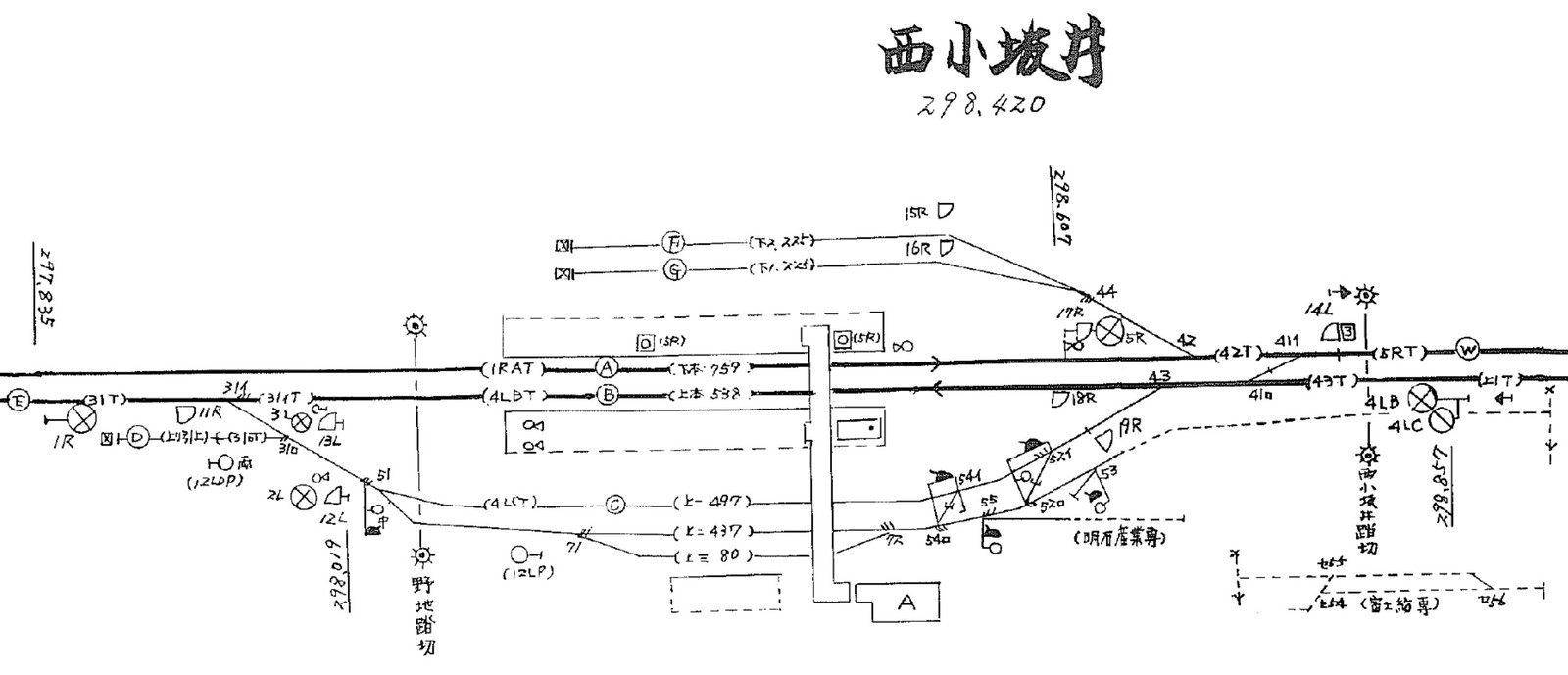 JR東海道本線西小坂井