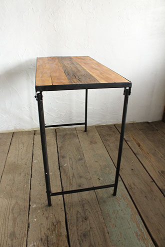 収納にも優れたお洒落な木製デスク。 ワークデスク インダストリアル KLUB14 RGT400DMサンフラワーラタン家具・インテリアの通販なら家具のホンダ