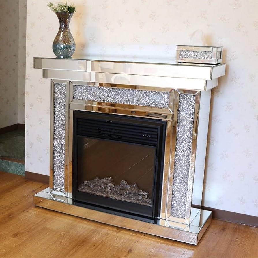 マントルピース フレンチスタイル W140cm スーパーホワイト色 収納と電気暖炉付きマントルピース輸入家具 ロココ調家具のオーダーメイド専門店ウエストハウスギャラリ