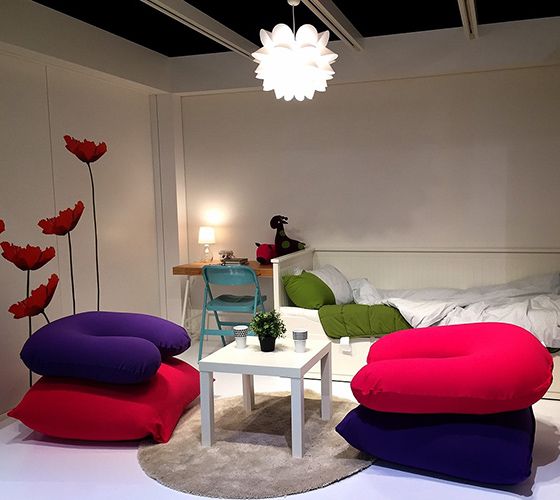 ソファなし×Yogibo ソファなしのリビングは広い！狭いリビングも広く使える - なっつ＠スミリン〜groundピアノがある生活