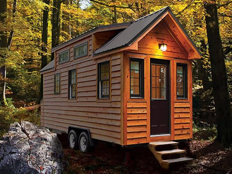 タイニーハウス 気軽に設置可能！自分で建てる小屋キットがすごい。庭先に置く、離れの部屋におすすめ