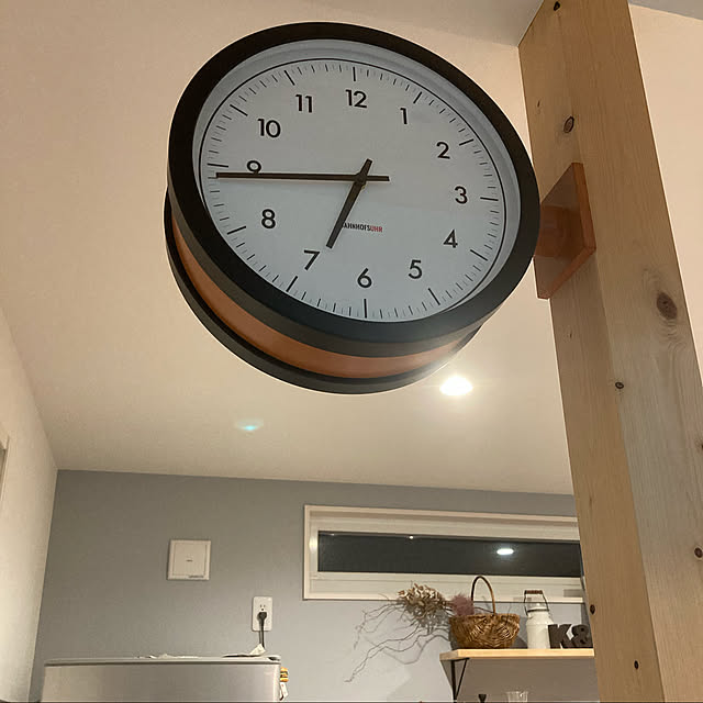 マッカーティ インターフォルム 壁掛け時計 両面時計 ☆値下げしました