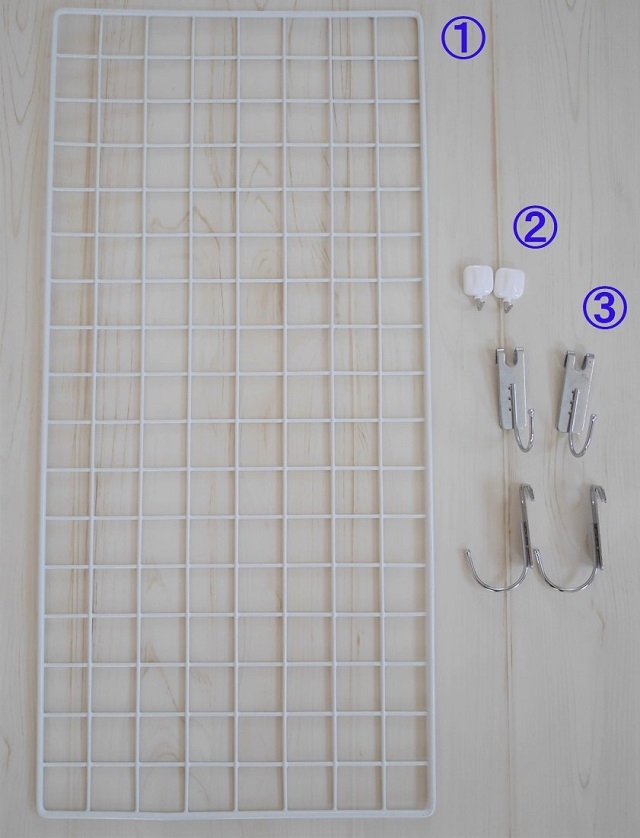 100均DIY ワイヤーネットと焼き網で作るオシャレな収納＆ディスプレイキナリノ