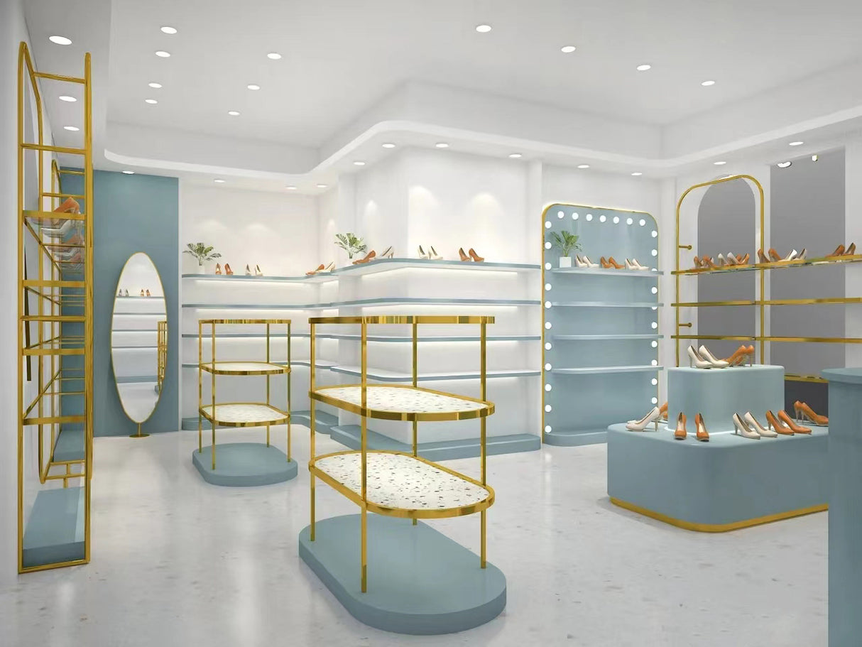 ハンドバッグディスプレイスタンド耐久性のある二重吊りフックハンドバッグスタンドバッグディスプレイラックブティック小売店ショッピングモ バッグディスプレイスタンドクロームメッキTRD01-CR店舗什器 ディスプレイ 販促用品 カバン バッグ 鞄 かばん おしゃれ