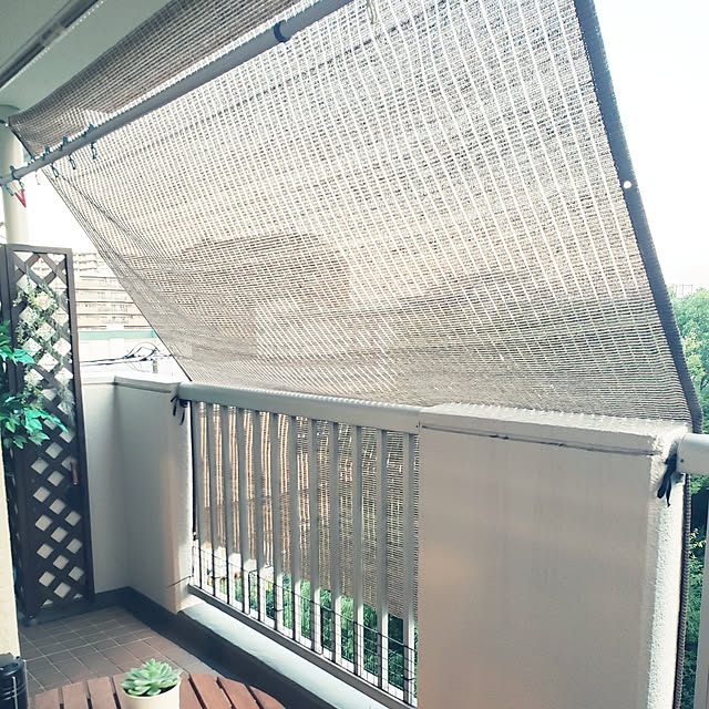 ベランダ 日よけシェードのおしゃれなインテリアコーディネート・レイアウトの実例RoomClip ルームクリップ