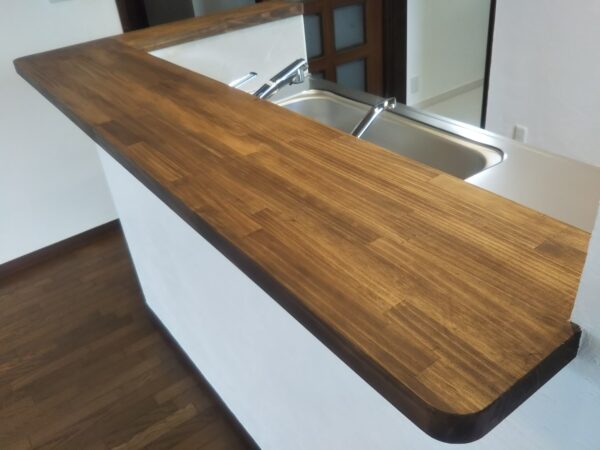 長い6ｍの造作キッチンカウンター収納 5132 - オーダーメイド家具キッチン家具工房ツリーベ