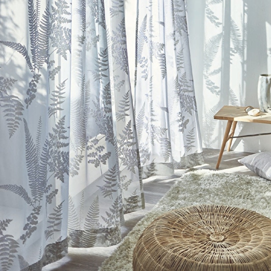 ミラーレースカーテンモンステラ - カーテン通販アジアン専門店テレマカシイ