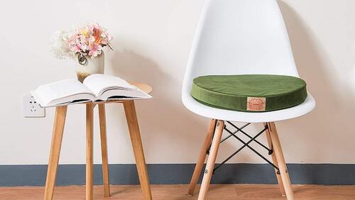 スツールパッド 円形、ホワイト木目- 100均 通販 ダイソーネットストア 公式