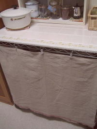 キャビネットカーテン、 棚の防塵カーテン、 キャビネットドアカーテン、 オープンワードローブカーテン、 キッチンカーテン、 シンク下 オープン キッチン目隠し diyの通販au PAY マーケット