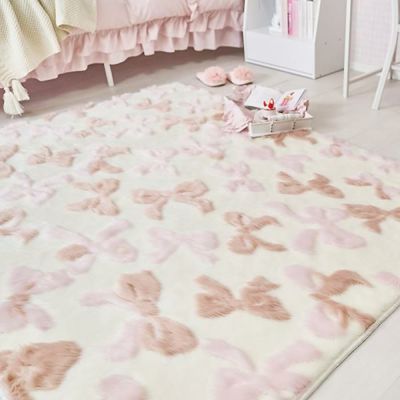 ラグ カーペット 花型 ラグマット 円形 絨毯 マルチ 丸 直径 120 かわいい 滑り止め ラウンド ホルムアルデヒドフリー リビング用Russel 海外インテリアセレクトショップ