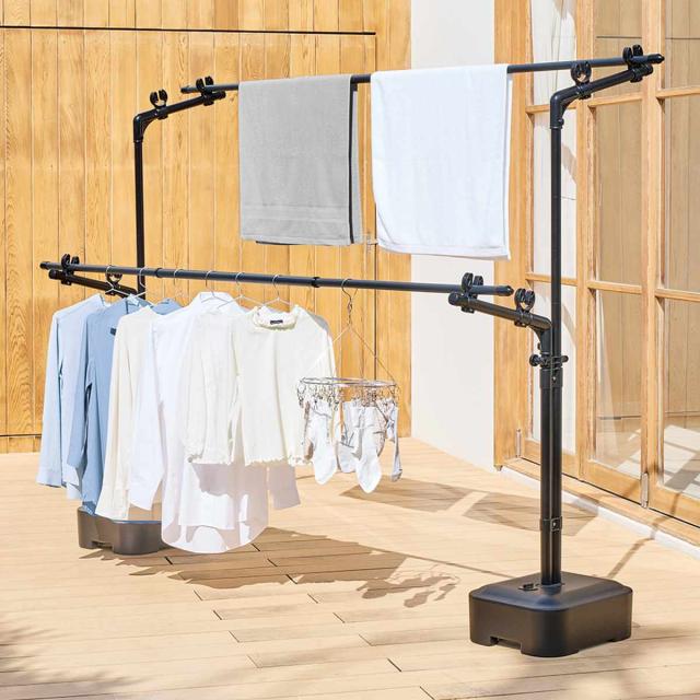 お洒落な洗濯物干しスペース - D's Gardenタカショー リフォームガーデンクラブ