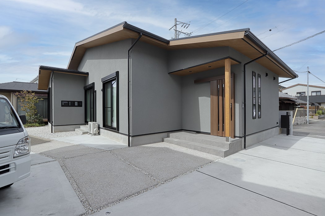 シンプルモダンの明るい平屋浜松、名古屋、豊橋の注文住宅ならアイジースタイルハウス