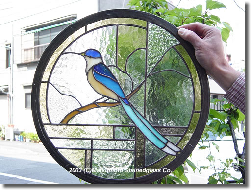 目隠し効果のある格子柄ステンドグラス イギリスアンティーク 住宅窓60.5cm×44cm – チェルシーオールド