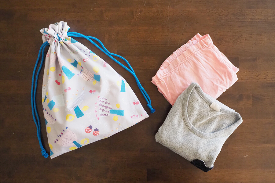 ほつれゼロの巾着袋作り方〜片紐編〜remakelinkリメイクリンク