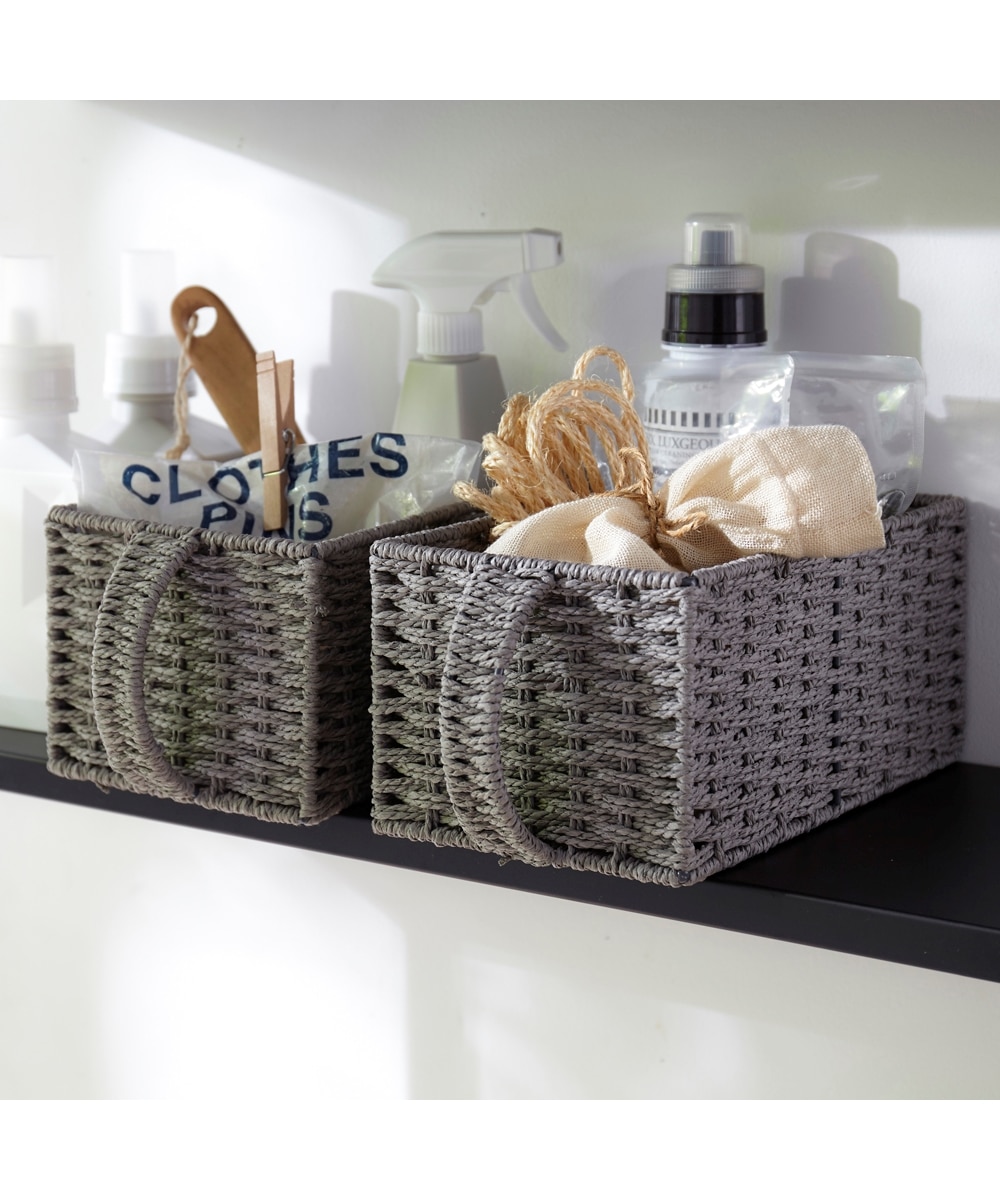 持ち手付きバスケット - 100均 通販 ダイソーネットストア 公式