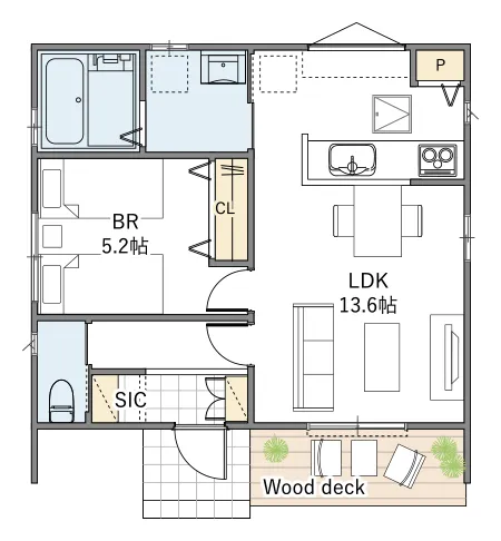 平屋の間取りはどう決める？重要性と坪数別にログハウス実例集をご紹介 ログハウスのTALO