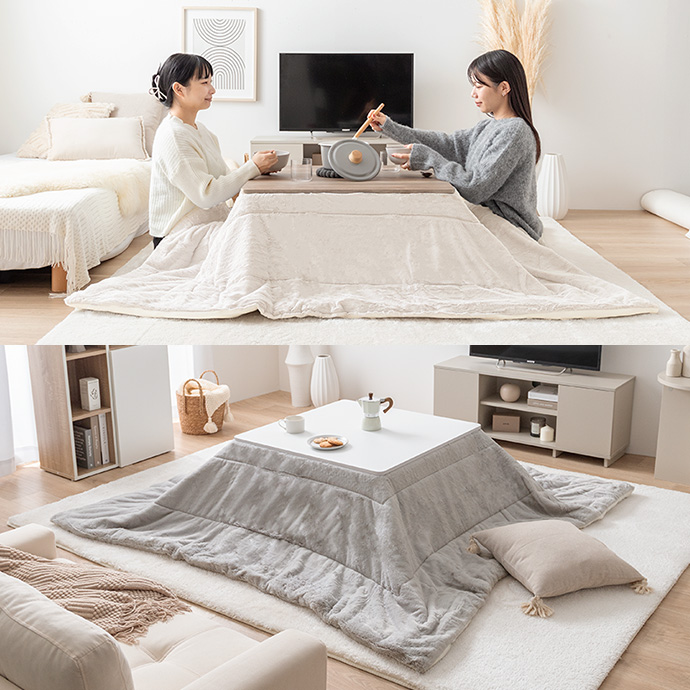 g166003長方形:170cm×190cm Chubby リバーシブルファーこたつ布団 こたつ布団家具・インテリア通販は家具350 公式