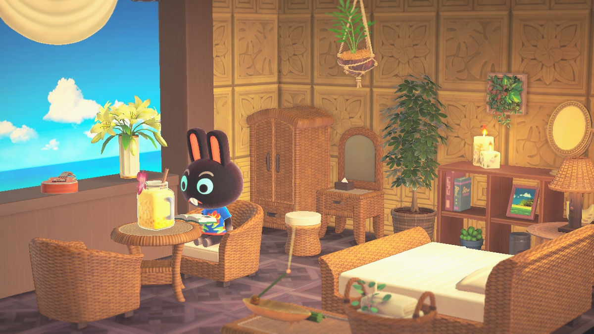 あつ森 島クリ🌺マイデザなしで南国リゾートプールを作ろう