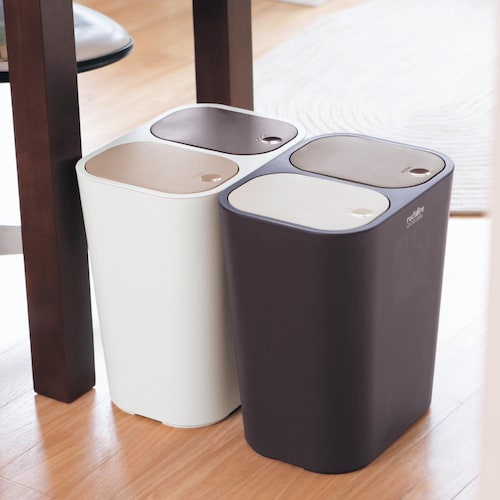 ゴミ箱 ふた付き ロック 12.4L おしゃれ 密閉 キッチン おむつ 生ごみ におい 臭わない 収納 屋外 ごみ箱 小さい 袋 見えない シンプル北欧 スリム 丸 リビング かわいい 中身 蓋付きゴミ箱 日本製送料無料kcud クード ラウンドロック- 通販