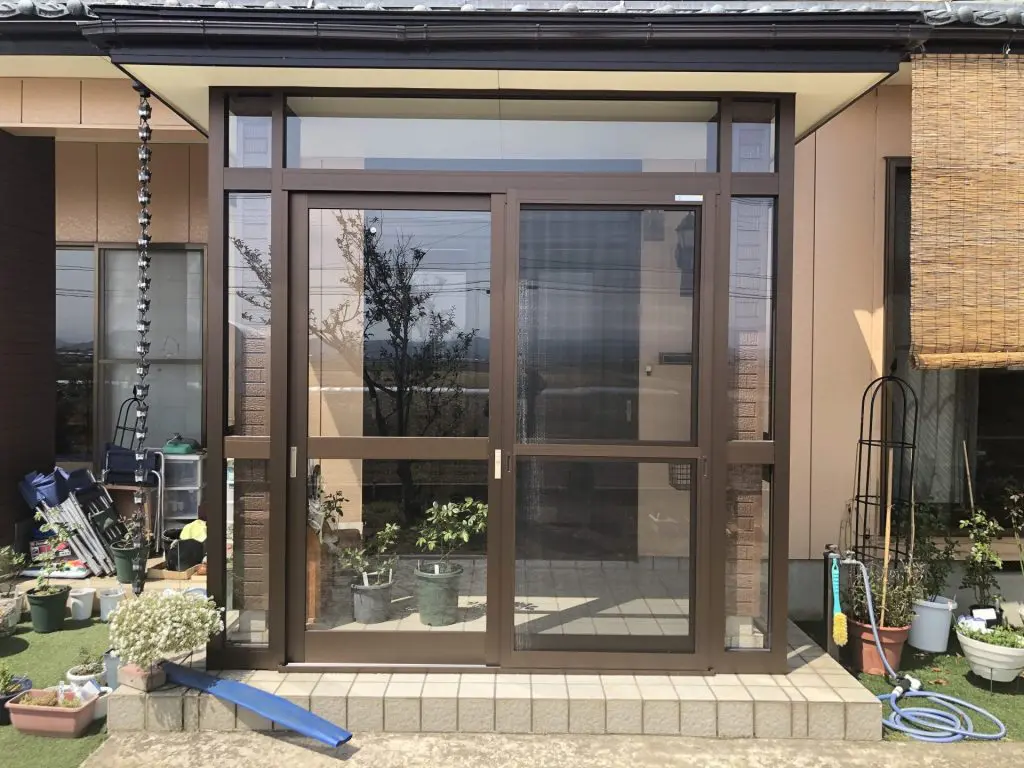 風除室取付けられますか？ - 五城目トーヨー住器株式会社